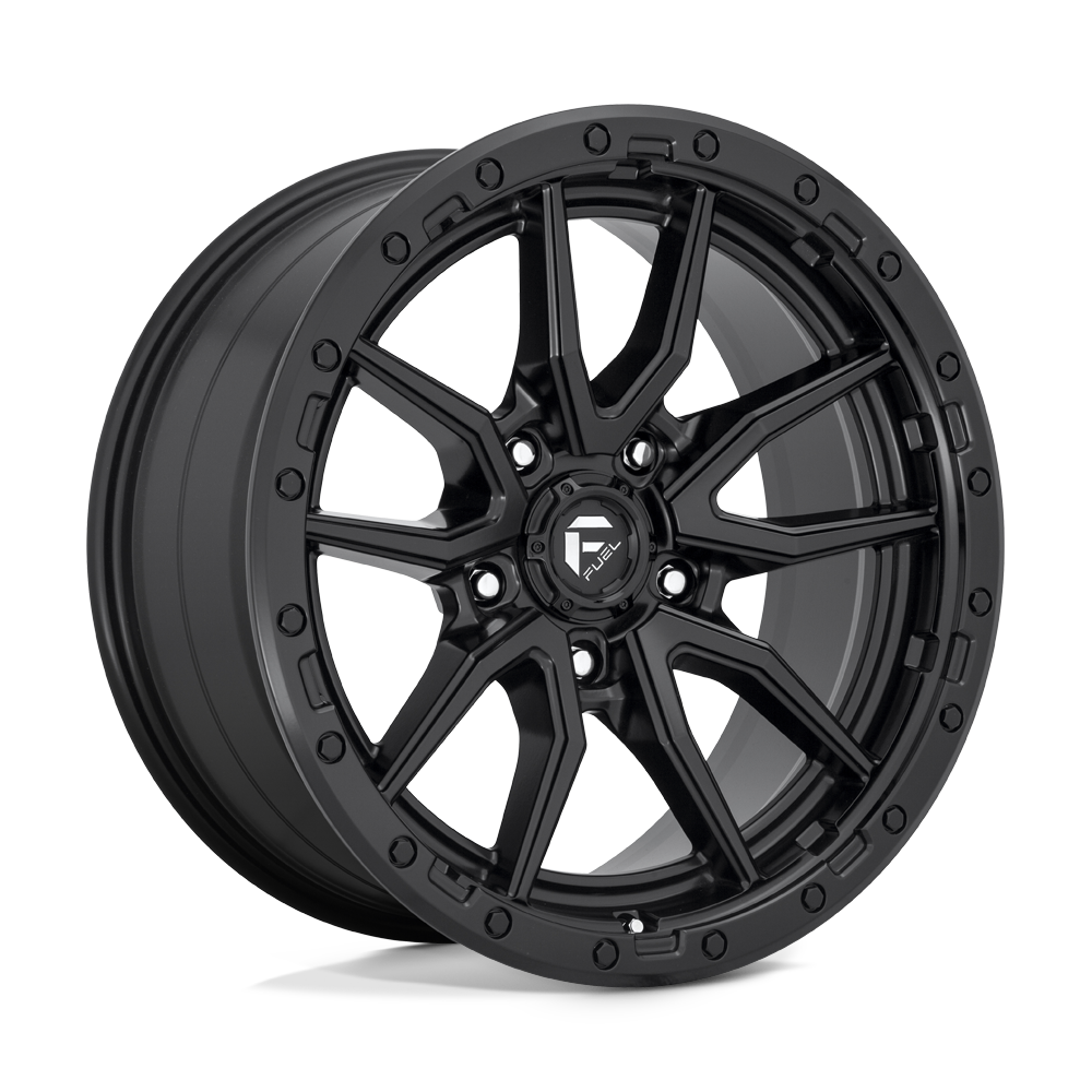 20X9 Fuel 1PC D679 REBEL RIMS - MATTE BLACK 5X127