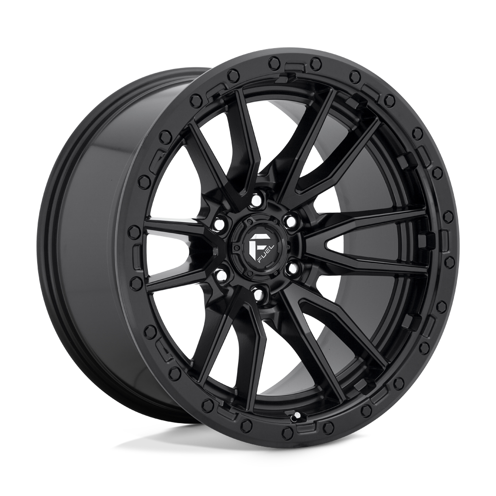 20X10 Fuel 1PC D679 REBEL RIMS - MATTE BLACK 6X135