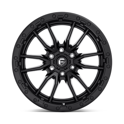 20X10 Fuel 1PC D679 REBEL RIMS - MATTE BLACK 6X135