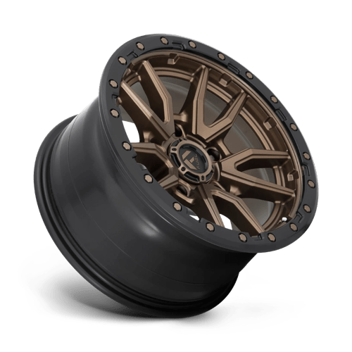17X9 Fuel 1PC D681 REBEL RIMS - MATTE BRONZE BLACK BEAD RING 5X127