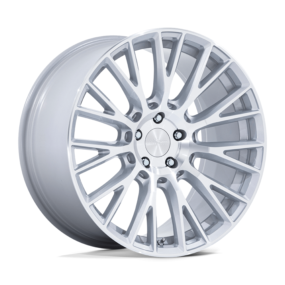 19X10 Rotiform RC201 LSE GLOSS SILVER W/ MACHINED FACE 5X120