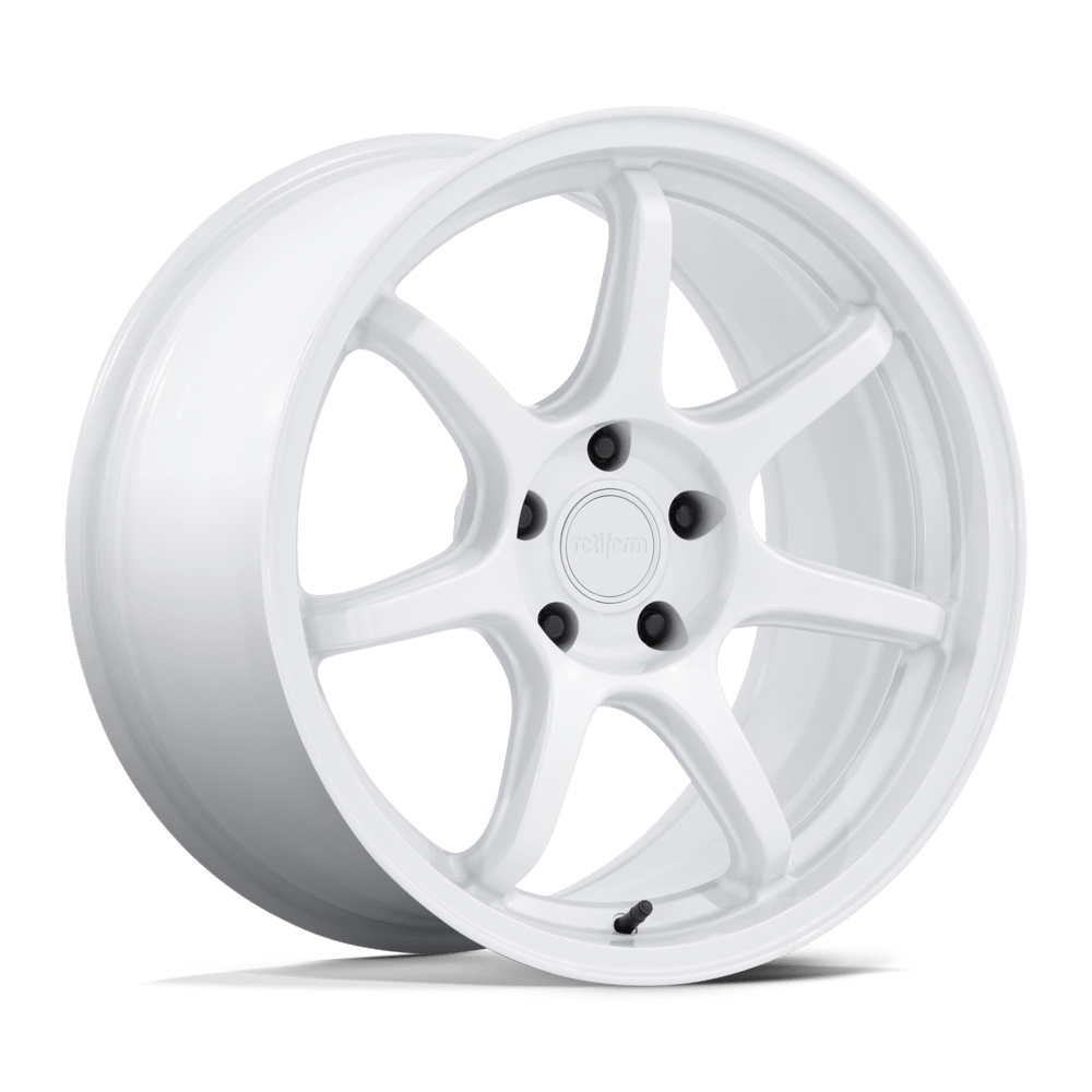19X8.5 Rotiform RC208 BPU GLOSS WHITE 5X100