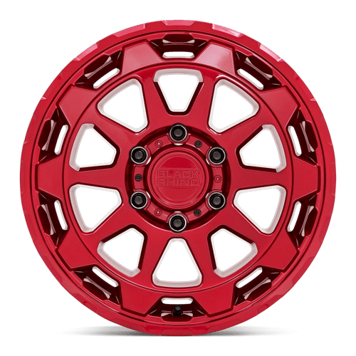 18" Black Rhino Hard Alloys ROTOR CANDY RED 6X120