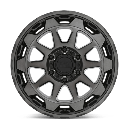 20" Black Rhino Hard Alloys ROTOR MATTE GUNMETAL W/ BRUSHED FACE 6X135