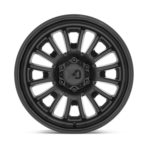 20X10 XD XD864 ROVER SATIN BLACK W/ GLOSS BLACK LIP 8X170