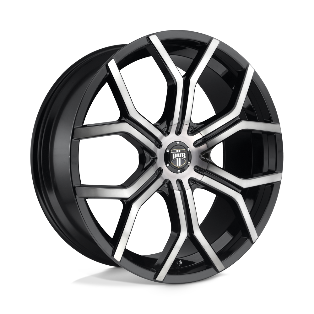 24X9.5 DUB 1PC S209 ROYALTY GLOSS MACH DOUBLE DARK TINT 6X135/6X139.7