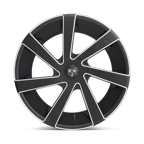 22X9.5 DUB 1PC S133 DIRECTA MATTE BLACK MILLED 5X115/5X120.65