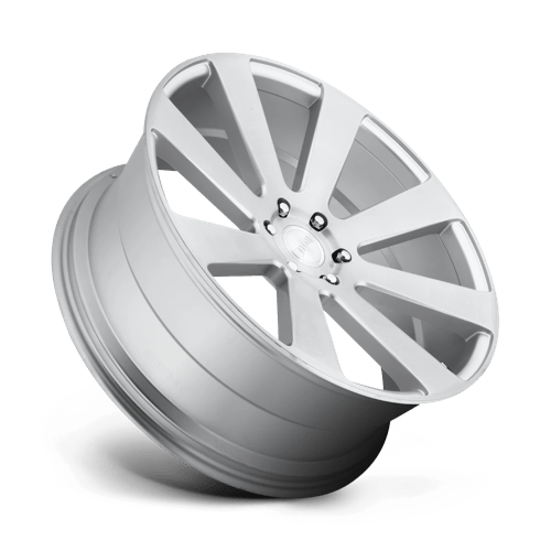 22X9.5 DUB 1PC S213 8-BALL GLOSS SILVER BRUSHED 6X139.7