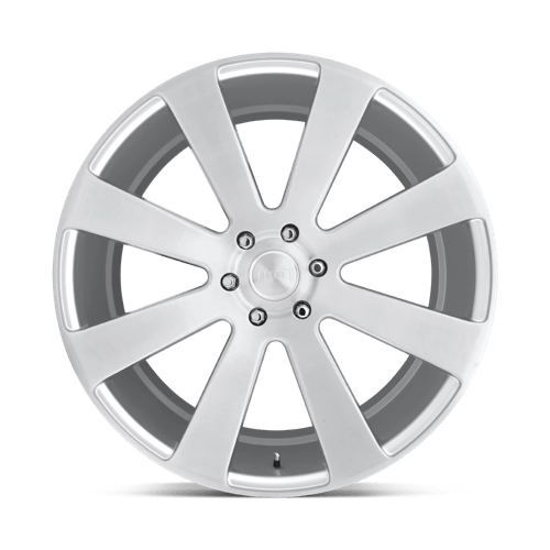 22X9.5 DUB 1PC S213 8-BALL GLOSS SILVER BRUSHED 6X139.7