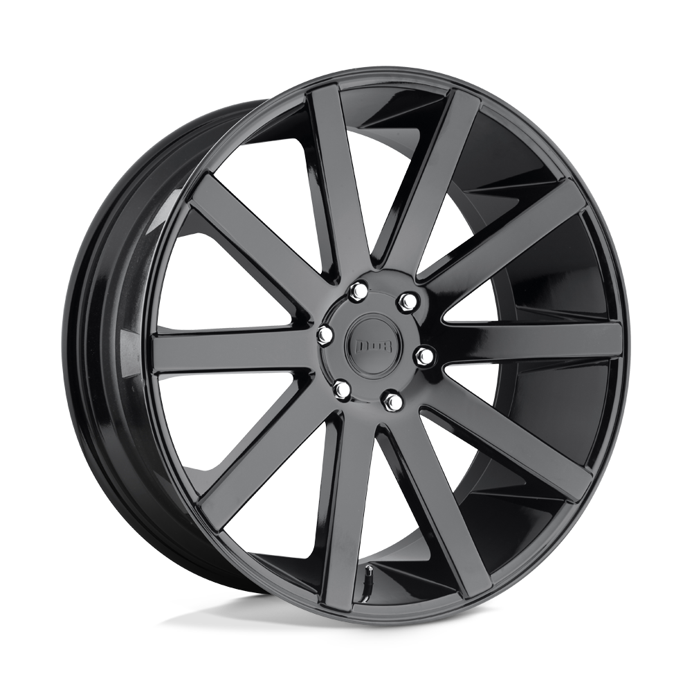 24X10 DUB 1PC S219 SHOT CALLA GLOSS BLACK 6X139.7