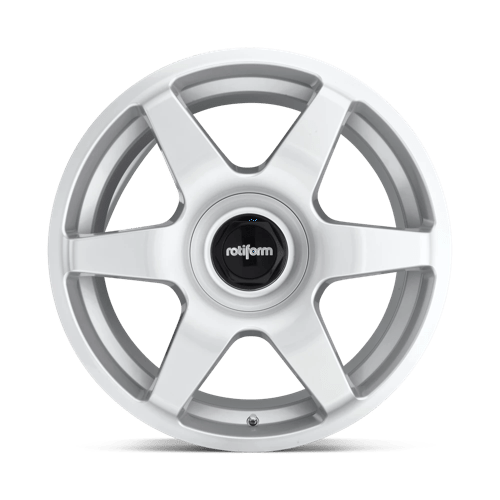 19X8.5 Rotiform R114 SIX GLOSS SILVER 5X108/5X112