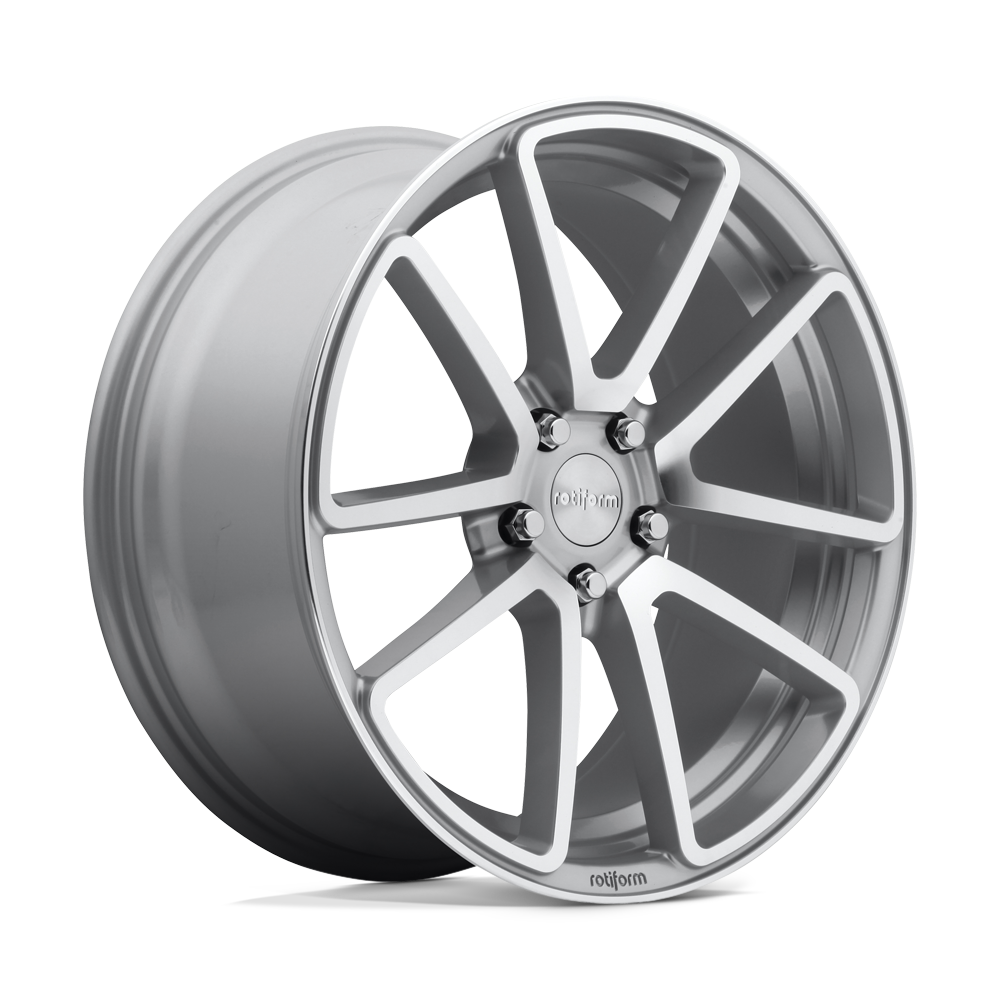 19X8.5 Rotiform R120 SPF GLOSS SILVER MACHINED 5X112
