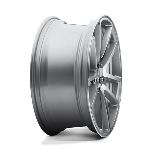 18X8.5 Rotiform R120 SPF GLOSS SILVER MACHINED 5X112