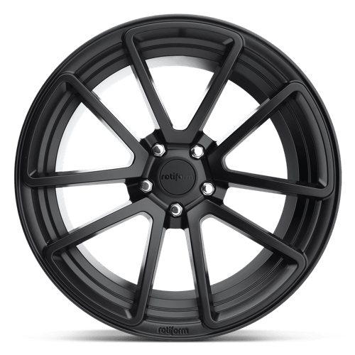 18X8.5 Rotiform R122 SPF MATTE BLACK 5X112