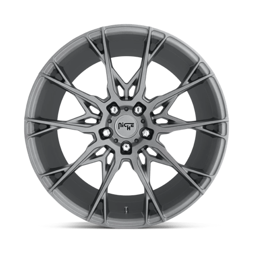20X10 Niche 1PC M182 STACCATO MATTE ANTHRACITE 5X114.3
