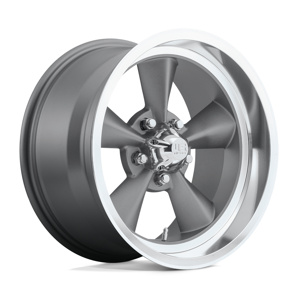 15X9 US Mag 1PC U102 STANDARD MATTE GUN METAL 5X120.65