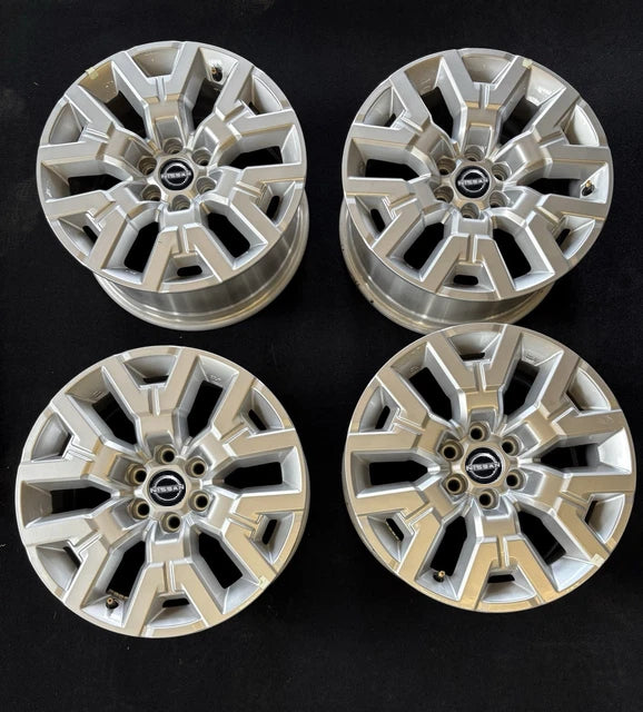 17” Nissan Frontier Rims 2005 2006 2007 2008 2009 2010 2011 2012 2013 2014 2015 2016 2017 2018 2019 2020 2021 2022 2023 2024 2025 OEM Original Wheels 17x7.5 Silver