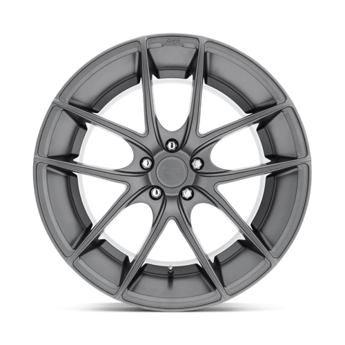 20X10 Niche 1PC M129 TARGA MATTE GUN METAL 5X120