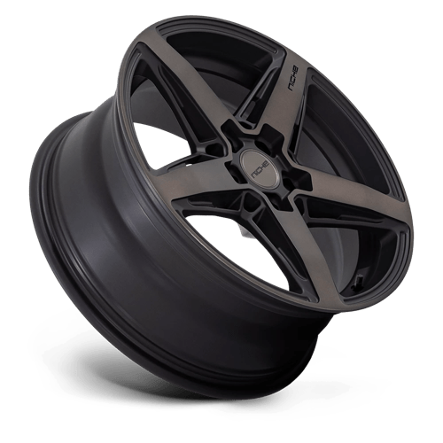 18X8 Niche 1PC M271 TERAMO MATTE BLACK W DOUBLE DARK TINT 5X100