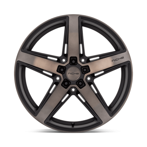 20X9.5 Niche 1PC M271 TERAMO MATTE BLACK W DOUBLE DARK TINT 5X112