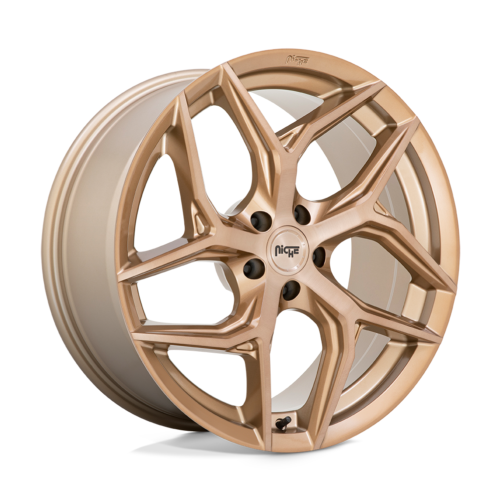 20X10.5 Niche 1PC M267 TORSION PLATINUM BRONZE 5X112