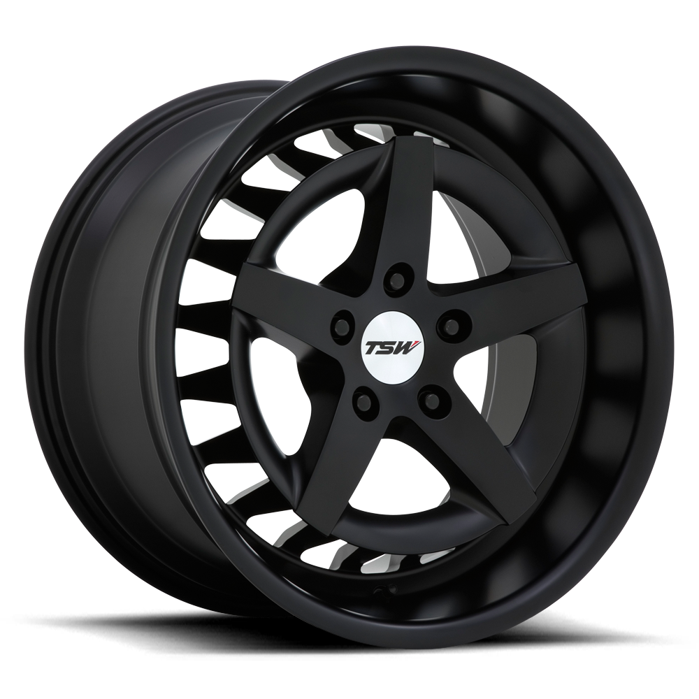 18" TSW DEGNER SEMI GLOSS BLACK 5X114.3