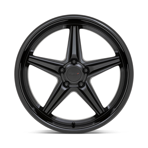 20" TSW LAUNCH MATTE BLACK W/ GLOSS BLACK LIP 5X114.3