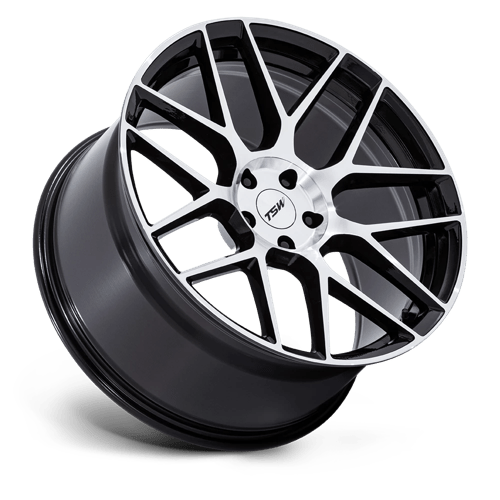 22X9 TSW TW002 LASARTHE GLOSS BLACK MACHINED 5X120