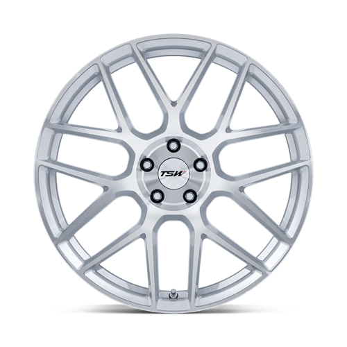 20X9 TSW TW002 LASARTHE GLOSS SILVER MACHINED 5X112