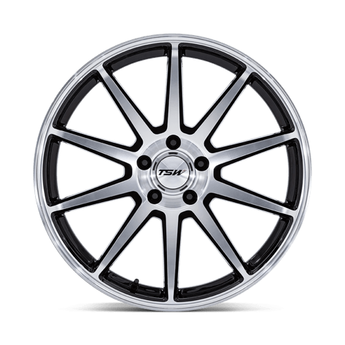 20X10.5 TSW TW004 CANARD GLOSS BLACK W/ MACHINED FACE 5X112