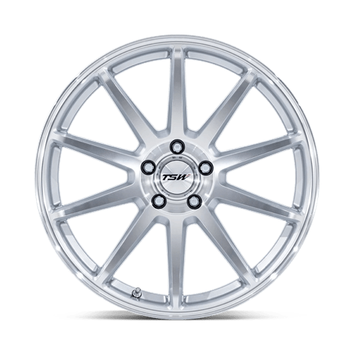 19X10.5 TSW TW004 CANARD GLOSS SILVER W/ MACHINED FACE 5X114.3