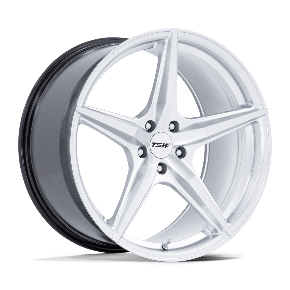 20X9 TSW TW007 ESPRIT HYPER SILVER W/ MACHINED FACE 5X112