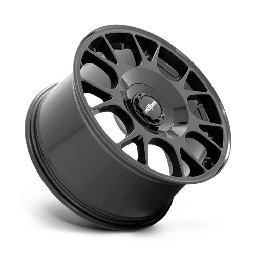 18X9.5 Rotiform R187 TUF-R GLOSSY BLACK 5X112/5X114.3