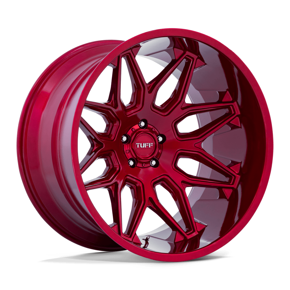 24" Tuff T3B CANDY RED 5X127