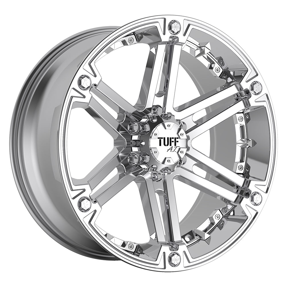 22" Tuff T01 CHROME 5X127/5X139.7