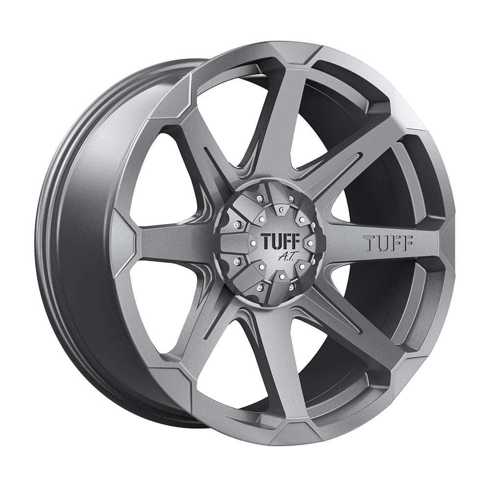 20" Tuff T05 FLAT GUNMETAL 5X127/5X139.7