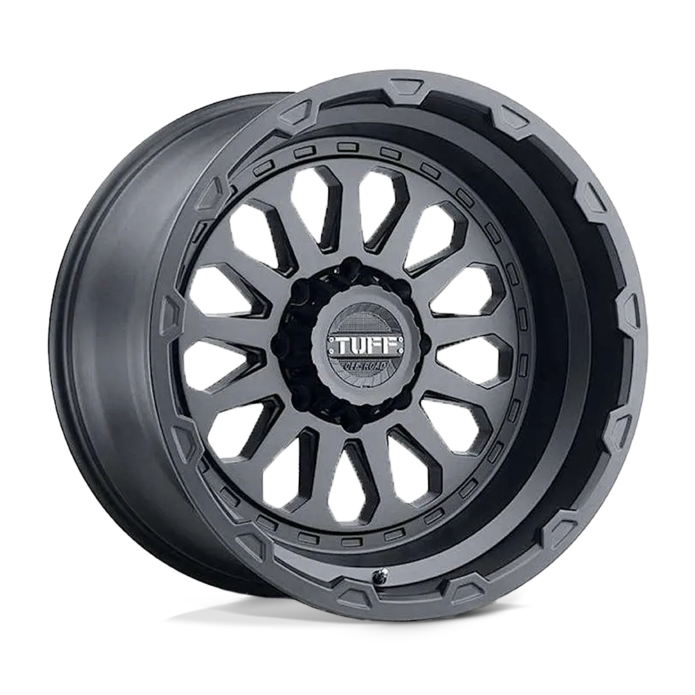 20" Tuff T3A MATTE BLACK 6X114.3