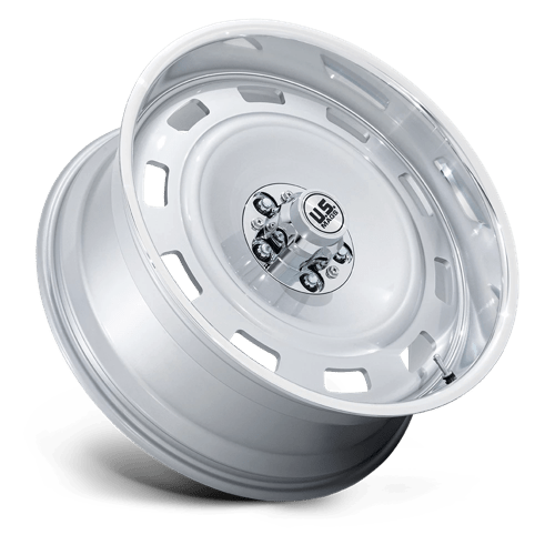 22X9 US Mag 1PC UC143 SCOTTSDALE SILVER W/ DIAMOND CUT LIP 5X127