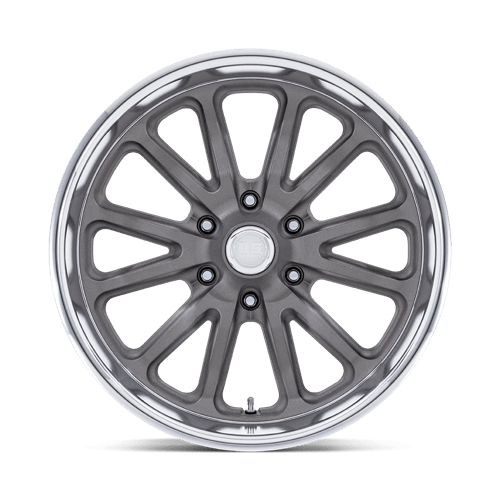 20X8 US Mag 1PC UC145 RAMBLER 6 MATTE GUNMETAL DIAMOND CUT LIP 6X127
