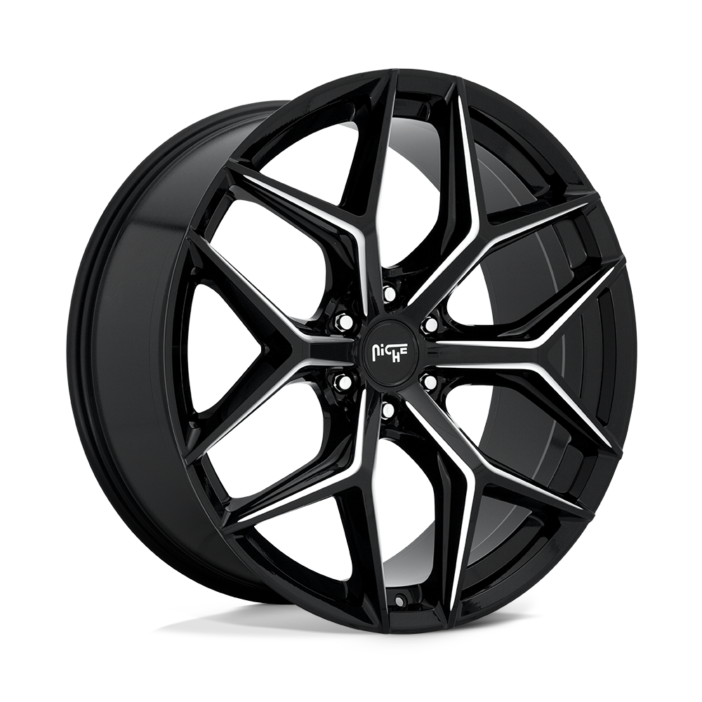 24X10 Niche 1PC M232 VICE SUV GLOSS BLACK MILLED 6X139.7