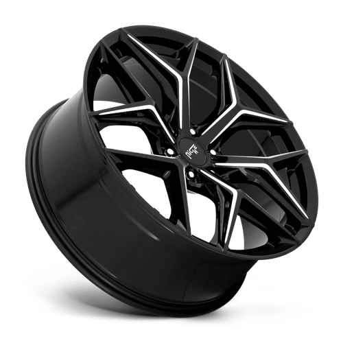 24X10 Niche 1PC M232 VICE SUV GLOSS BLACK MILLED 6X135