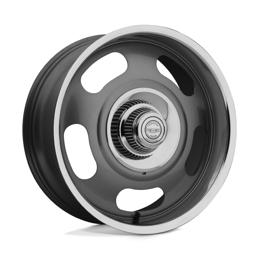 20X9.5 American Racing Vintage VN506 MAG GRAY CENTER W/ POLISHED LP 6X139.7