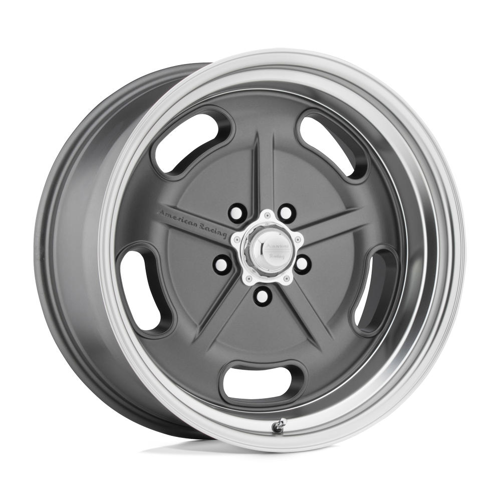 20X8 American Racing Vintage VN511 SALT FLAT MAG GRAY W/ DIAMOND CUT LIP 5X127