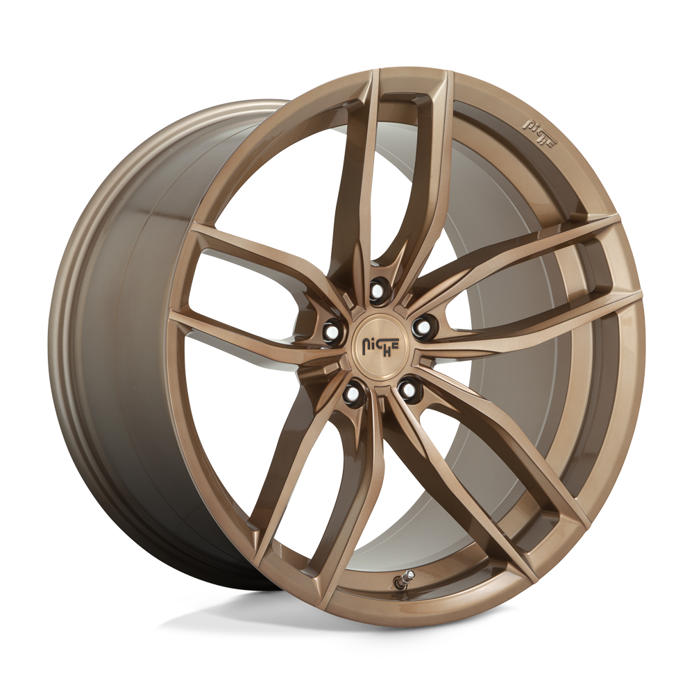 19X9.5 Niche 1PC M202 VOSSO GLOSSY BRONZE BRUSHED 5X120