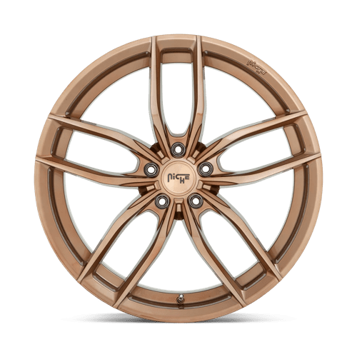 19X9.5 Niche 1PC M202 VOSSO GLOSSY BRONZE BRUSHED 5X114.3