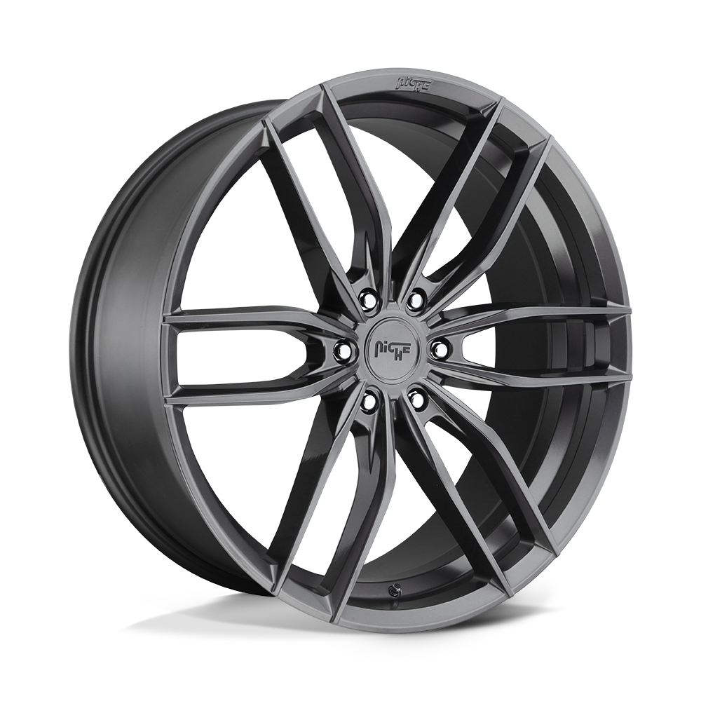 20X9 Niche 1PC M204 VOSSO MATTE ANTHRACITE 6X132