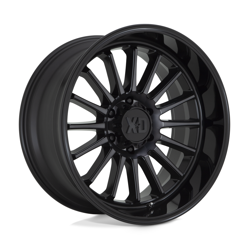 20X10 XD XD857 WHIPLASH GLOSS BLACK W/ GRAY TINT 5X139.7