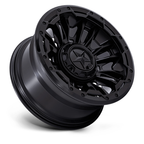 20X10 XD XD870 BOMBER MATTE BLACK W/ G-BLK RING 5X127/5X139.7