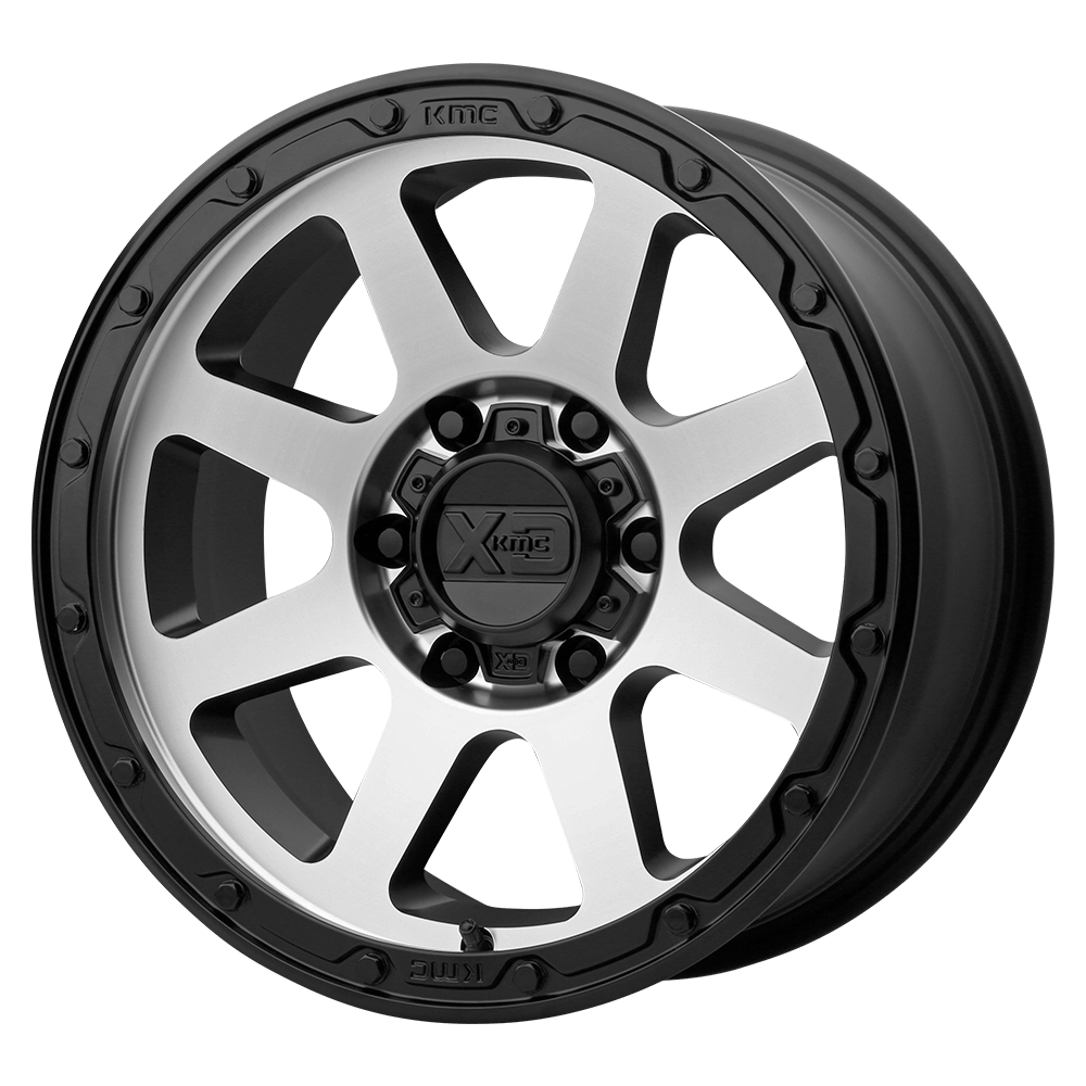 18X8.5 XD XD134 ADDICT 2 MATTE BLACK MACHINED 6X139.7
