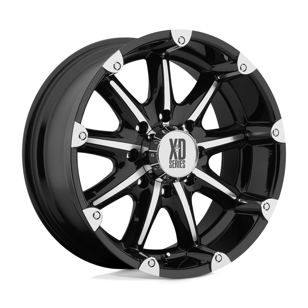 20X9 XD XD779 BADLANDS GLOSS BLACK MACHINED 8X165.1